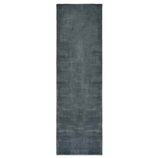 Teppichläufer Waschbar Faltbar Grau 60x300 cm Polyester