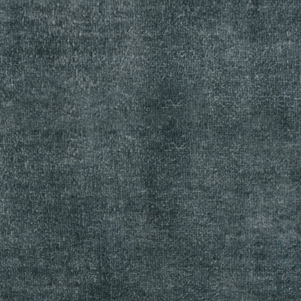 Teppichläufer Waschbar Faltbar Grau 60x300 cm Polyester