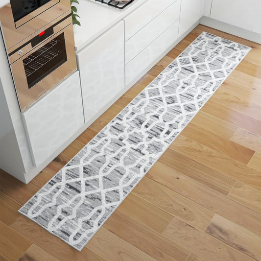 Teppichläufer Bedruckt Waschbar Faltbar 60x300 cm Polyester