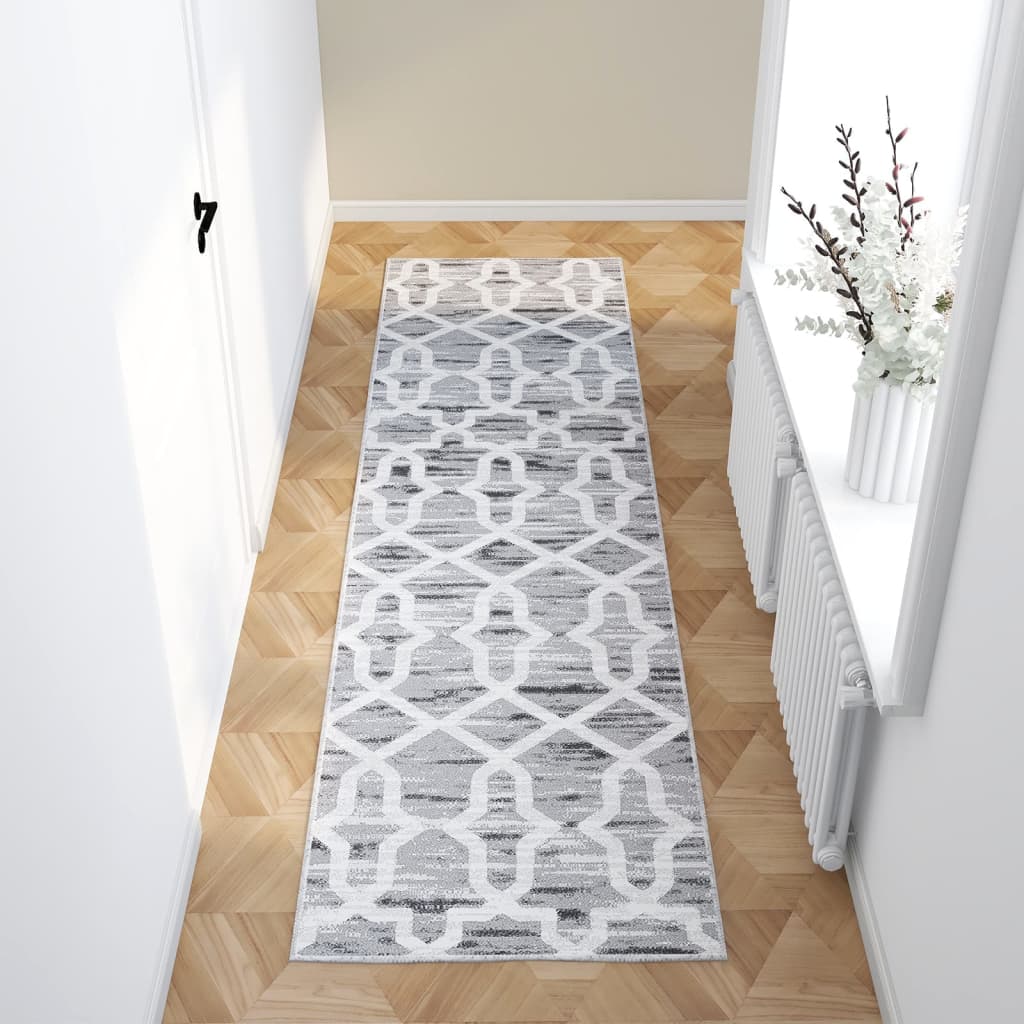 Teppichläufer Bedruckt Waschbar Faltbar 80x300 cm Polyester