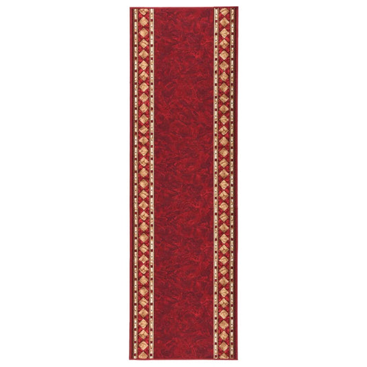 Teppichläufer Rot 67x250 cm Rutschfest