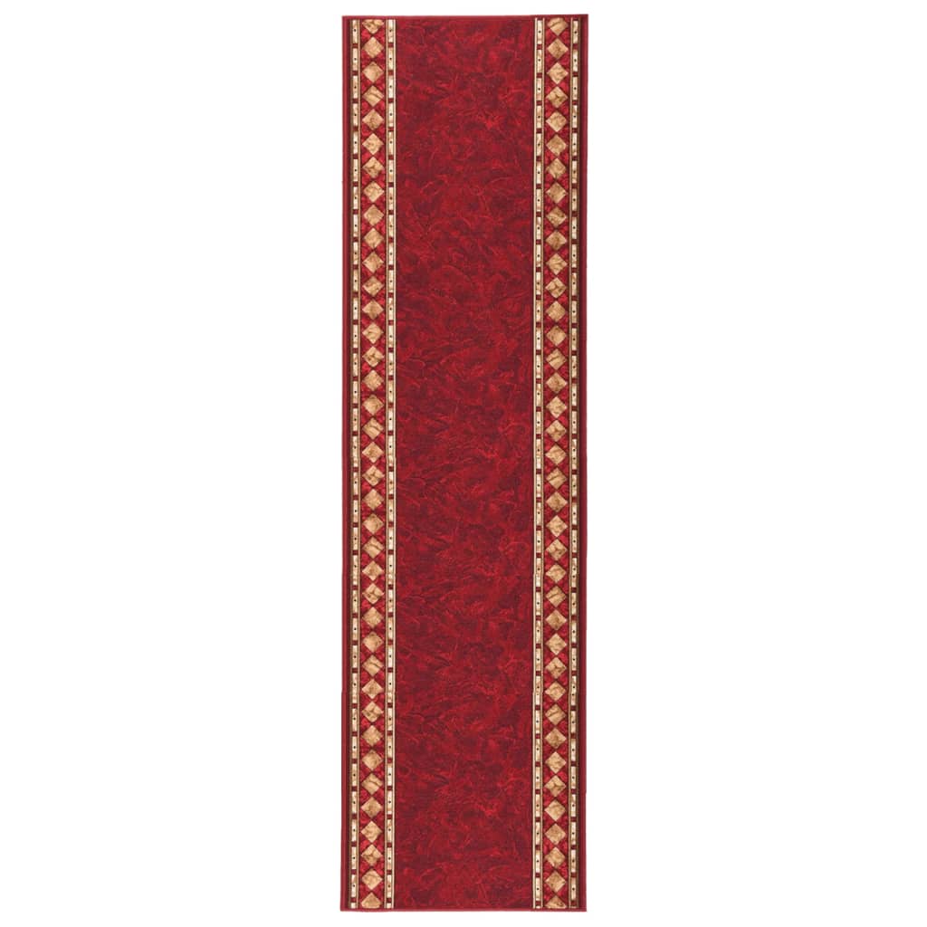 Teppichläufer Rot 67x300 cm Rutschfest