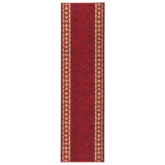 Teppichläufer Rot 67x300 cm Rutschfest