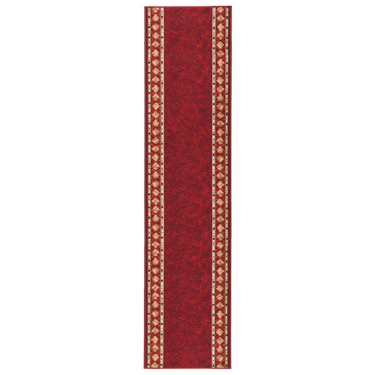 Teppichläufer Rot 67x350 cm Rutschfest