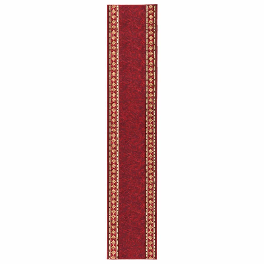 Teppichläufer Rot 67x450 cm Rutschfest