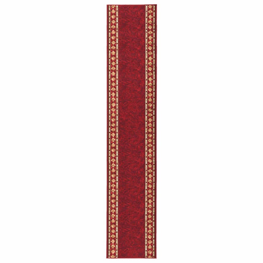 Teppichläufer Rot 67x450 cm Rutschfest