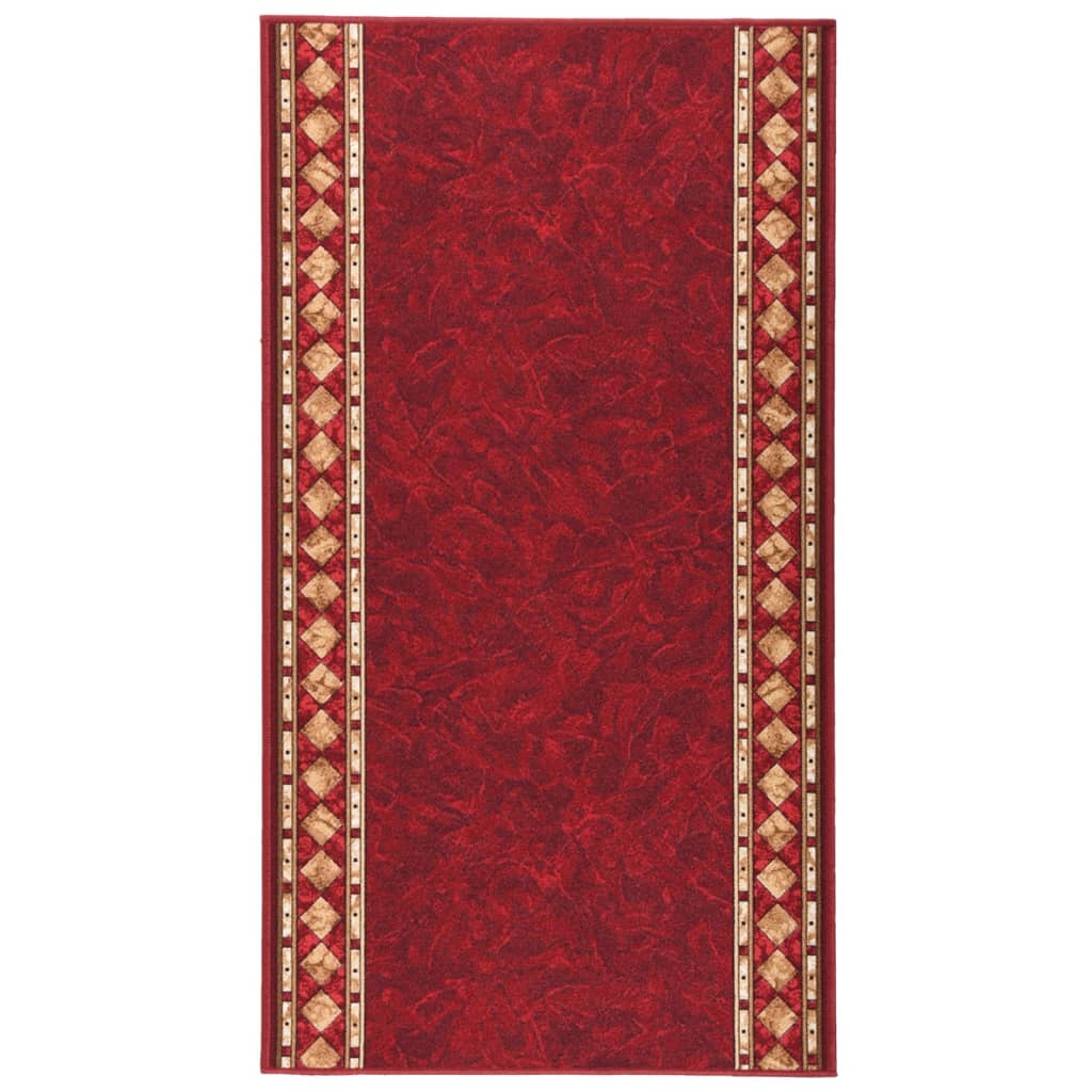 Teppichläufer Rot 80x150 cm Rutschfest