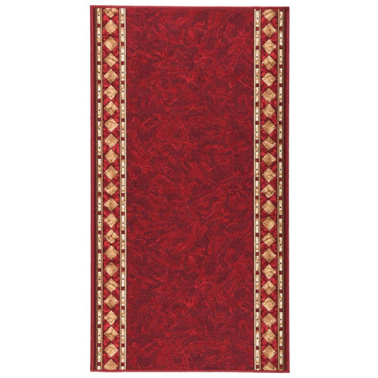 Teppichläufer Rot 80x150 cm Rutschfest