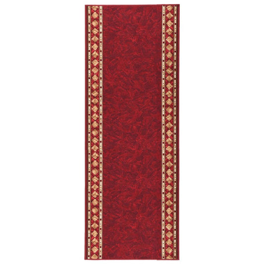Teppichläufer Rot 80x250 cm Rutschfest