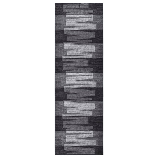 Teppichläufer Anthrazit 80x250 cm Rutschfest