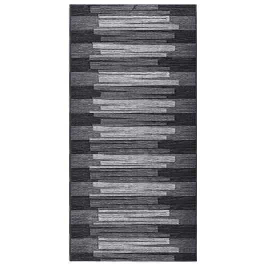 Teppichläufer Anthrazit 100x450 cm Rutschfest