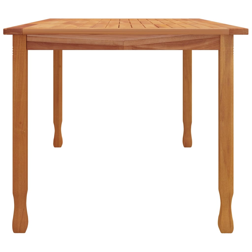 Table à manger de jardin 150x90x75 cm en bois de teck massif