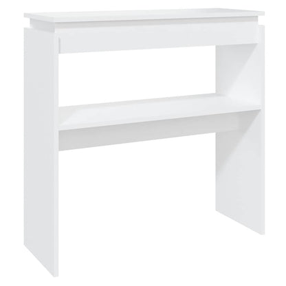 Konsolentisch Weiß 80x30x80 cm Holzwerkstoff