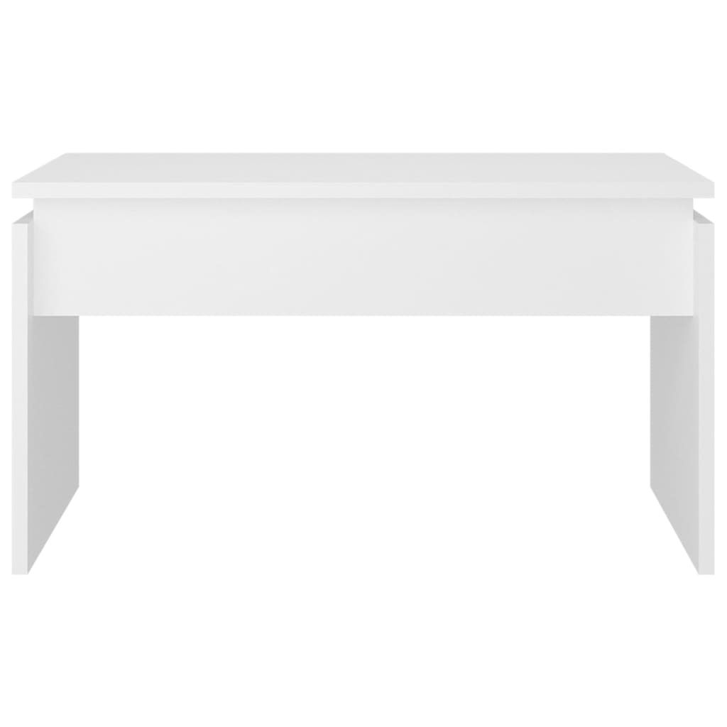 Coffee Table White 68x50x38 cm Wood Material