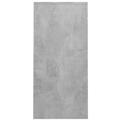 Computertisch Betongrau 102,5x35x75 cm Holzwerkstoff