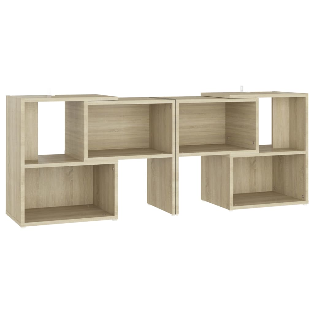 Meuble TV chêne Sonoma 104x30x52cm matériau bois