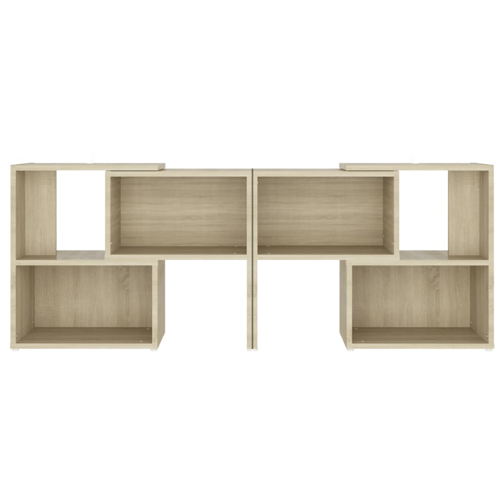 Meuble TV chêne Sonoma 104x30x52cm matériau bois