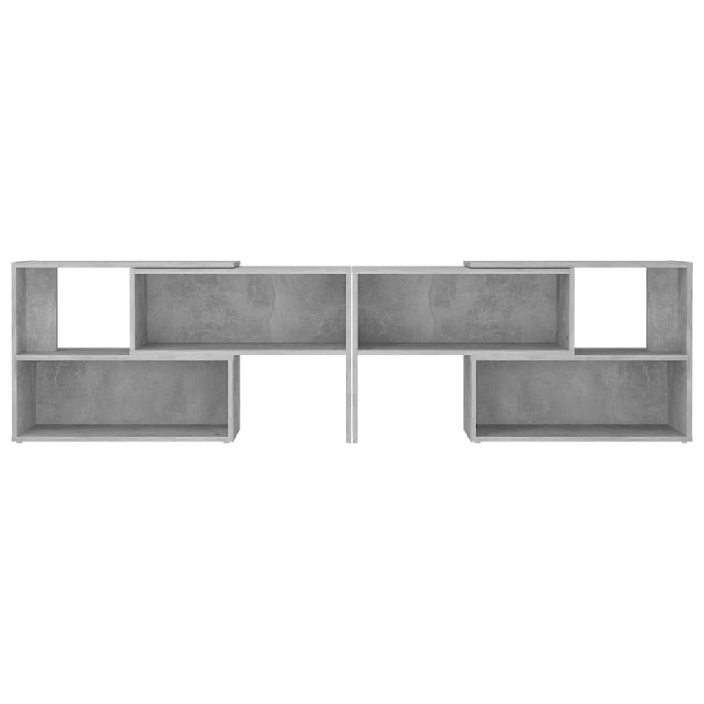 TV-Schrank Betongrau 149x30x52 cm Holzwerkstoff