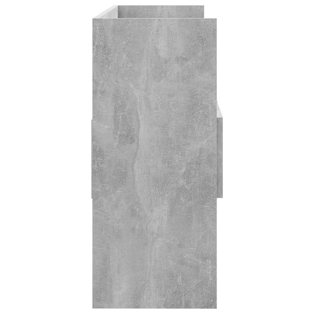 Sideboard Betongrau 105x30x70 cm Holzwerkstoff