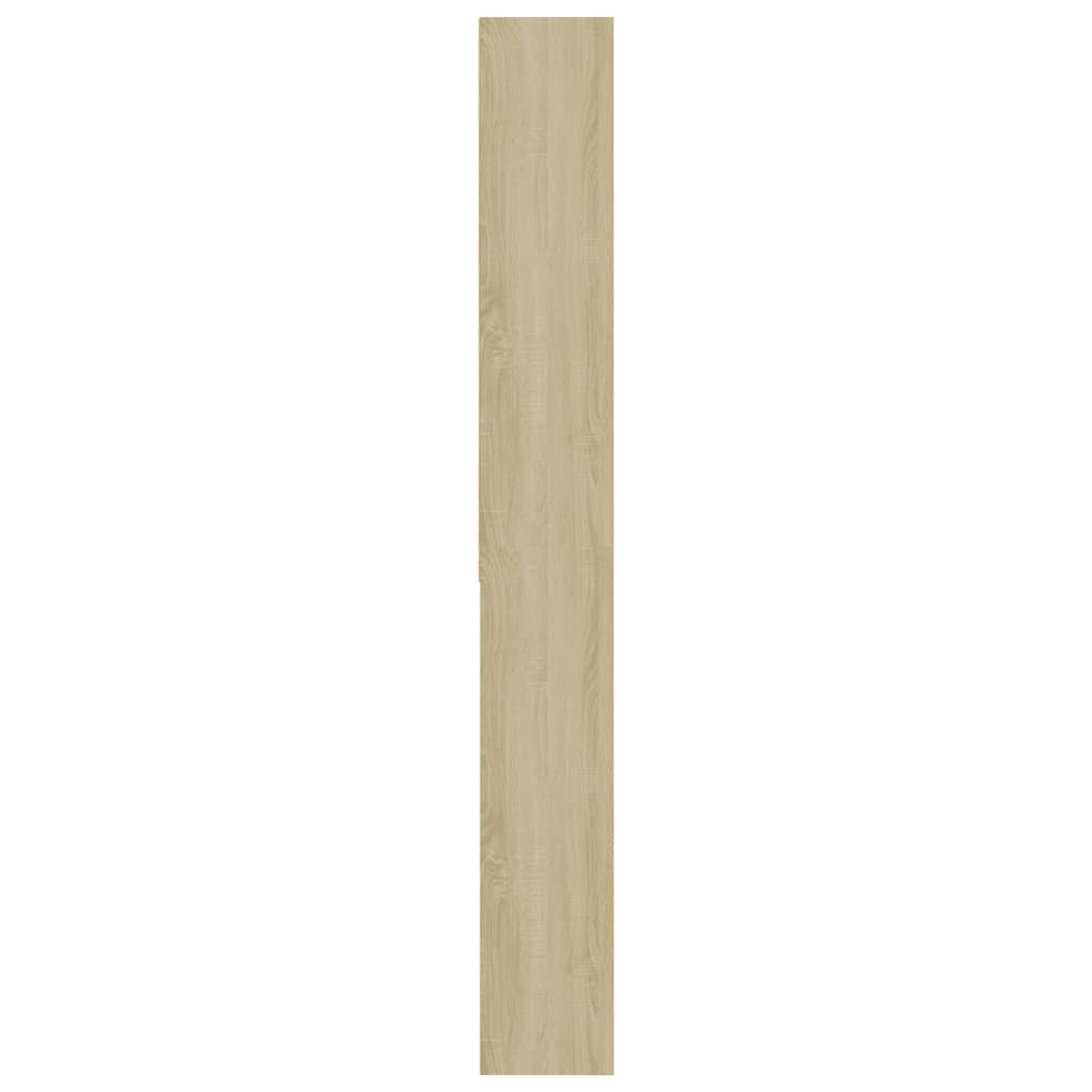 Waschmaschinenschrank Weiß Sonoma-Eiche 64x24x190 cm