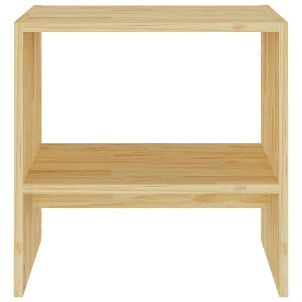 Table de chevet 40x30,5x40 cm en bois de pin massif