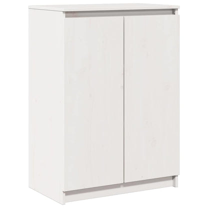 Sideboard Weiß 60x36x84 cm Massivholz Kiefer