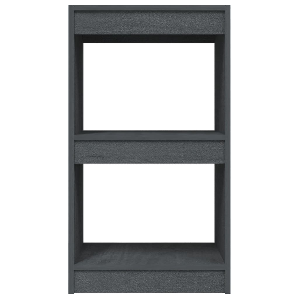 Bookshelf Grey 40x30x71.5 cm Solid Pine