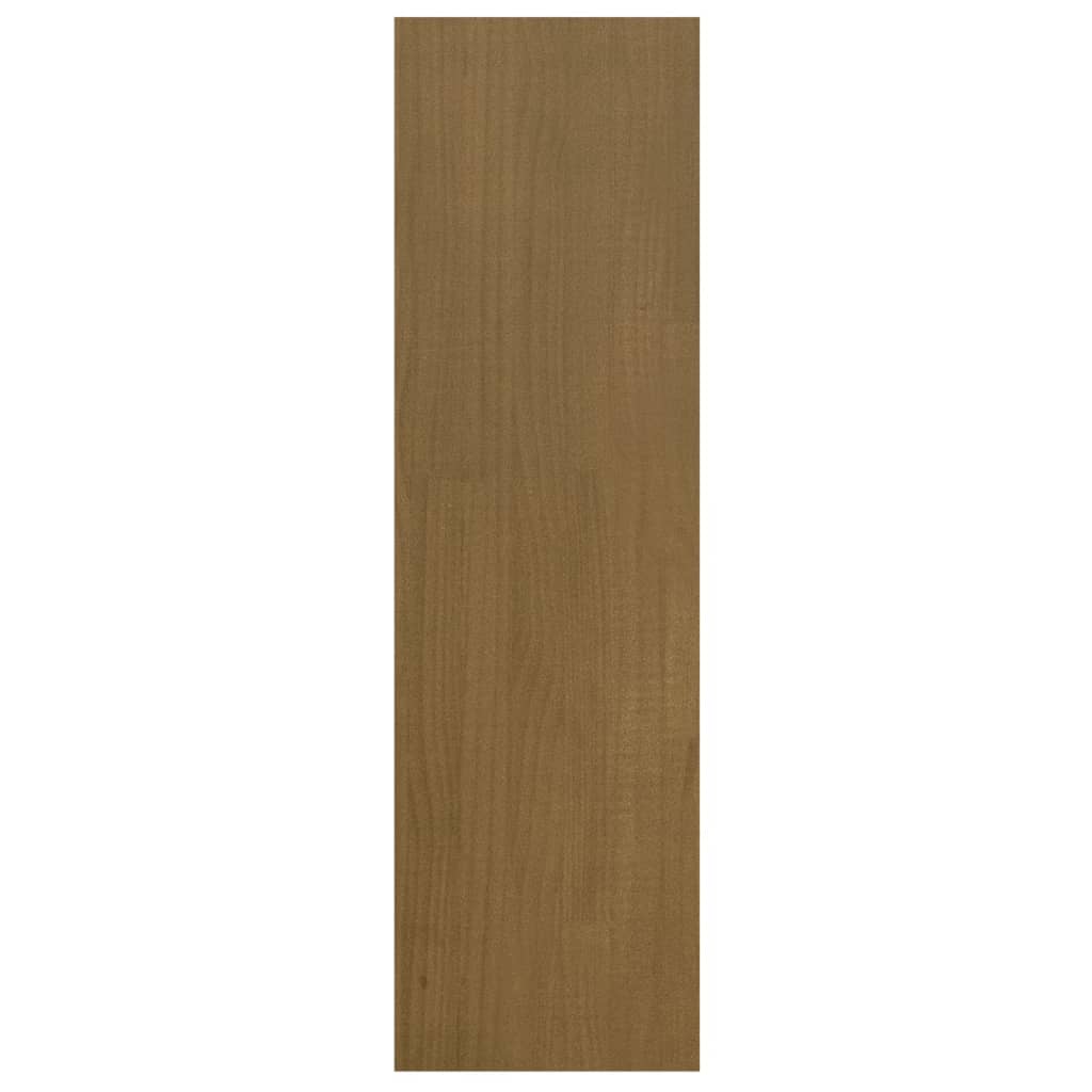 Bibliothèque/séparateur de pièce marron miel 40x30x103,5 bois de pin massif