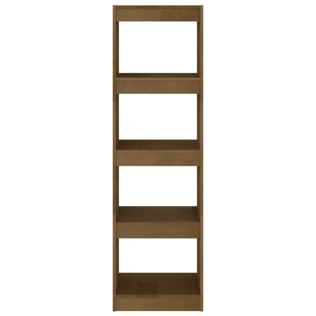 Bookcase Room Divider 40x30x135.5 cm Solid Pine Wood