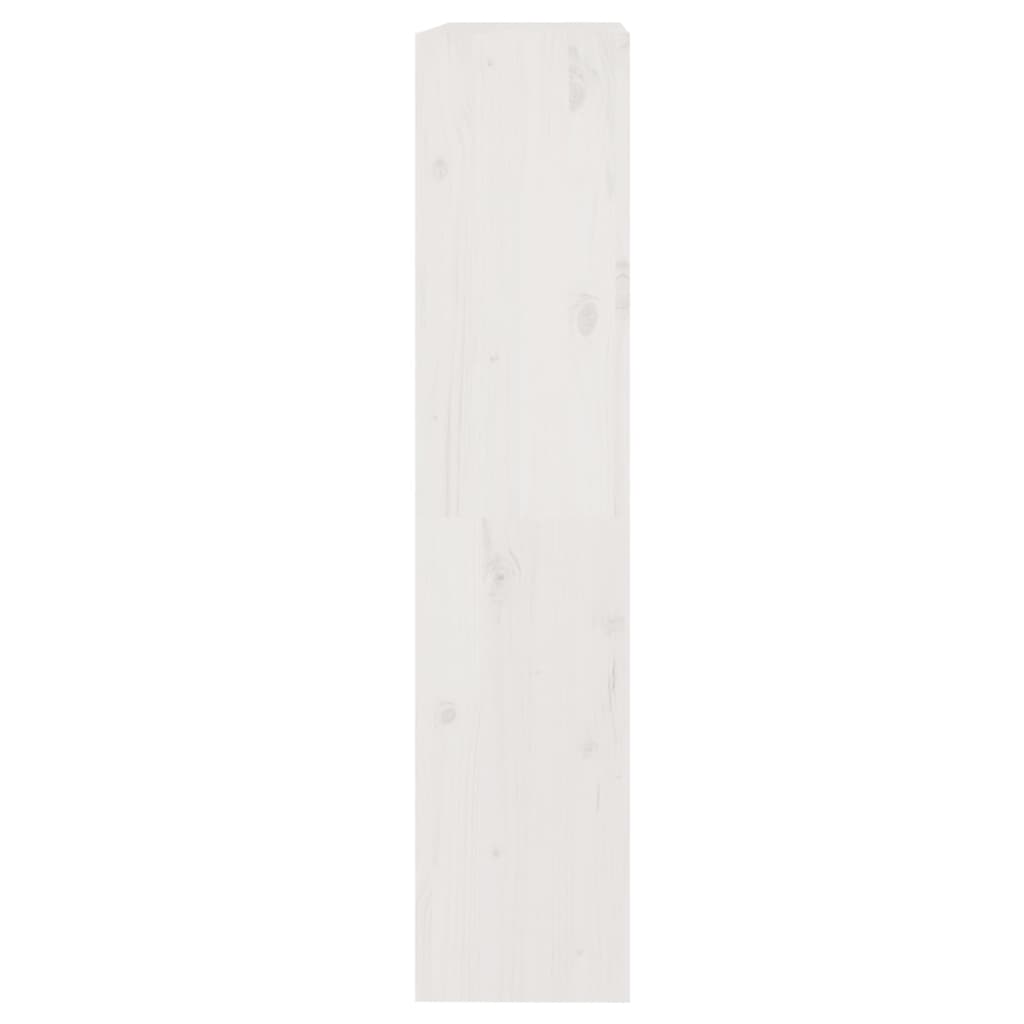Bookshelf/Room Divider White 80x30x135.5 cm Solid Pine