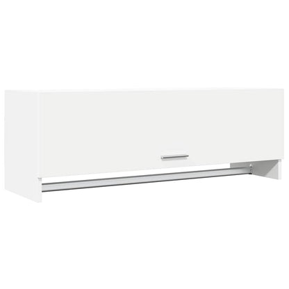Kleiderschrank Weiß 100x32,5x35 cm Holzwerkstoff