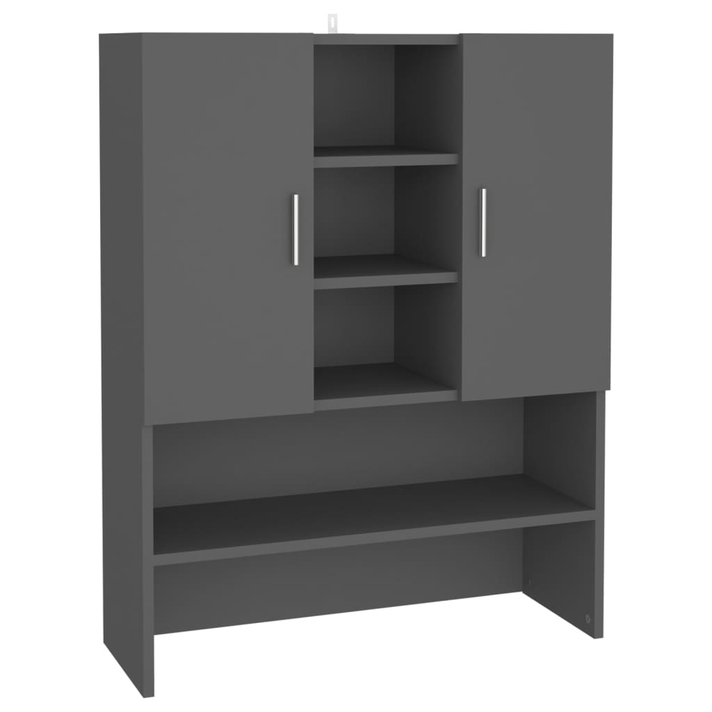 Waschmaschinenschrank Grau 70,5x25,5x90 cm