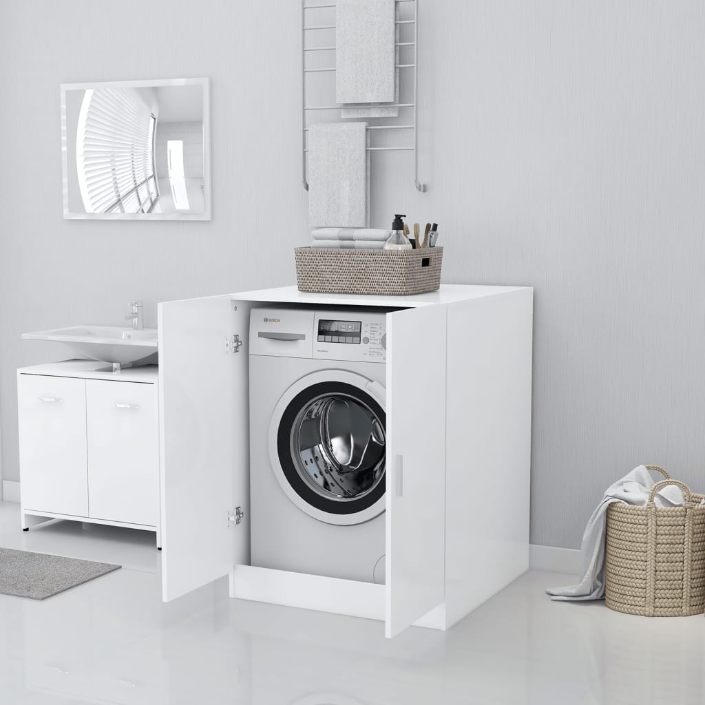 Meuble lave-linge blanc 71x71,5x91,5 cm