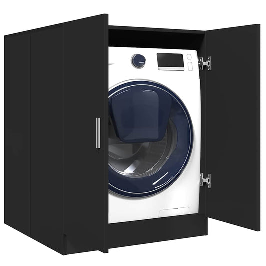 Waschmaschinenschrank Schwarz 71x71,5x91,5 cm