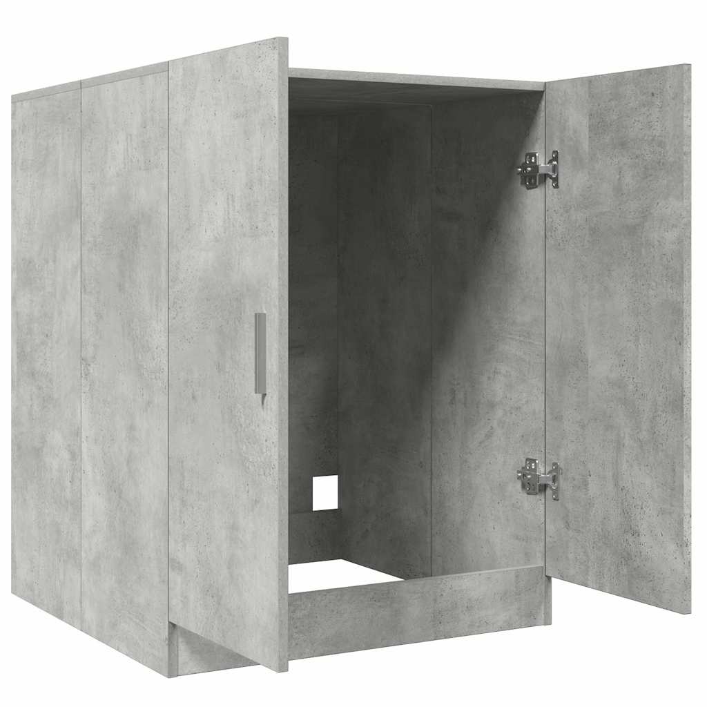 Waschmaschinenschrank Betongrau 71x71,5x91,5 cm
