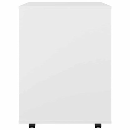 Rollschrank Weiß 60x53x72 cm Holzwerkstoff