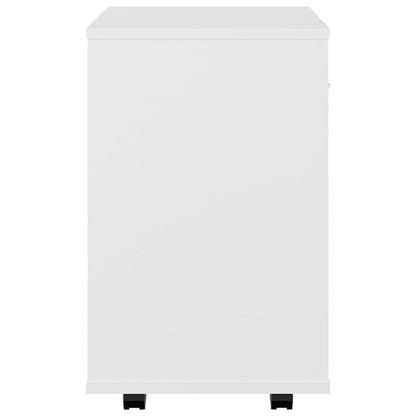 Rollschrank Weiß 46x36x59 cm Holzwerkstoff