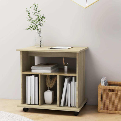 Rollschrank Sonoma-Eiche 60x45x60 cm Holzwerkstoff