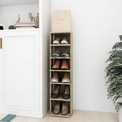 Schuhschrank Sonoma-Eiche 27,5x27x102 cm Holzwerkstoff