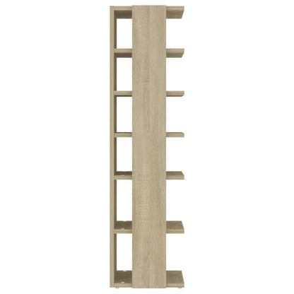 Schuhschränke 2 Stk. Sonoma-Eiche 27,5x27x102 cm