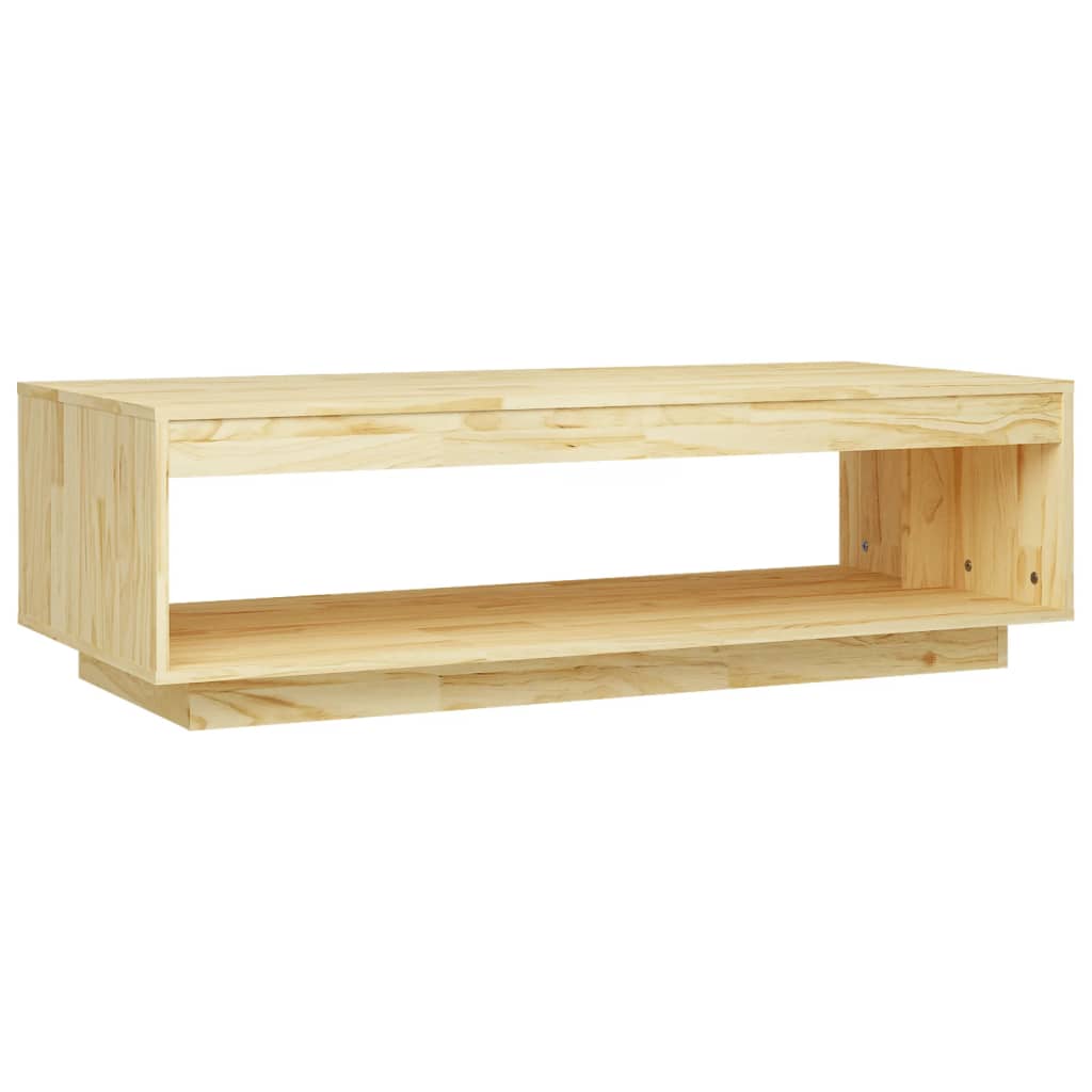 Table basse 110x50x33,5 cm en bois de pin massif