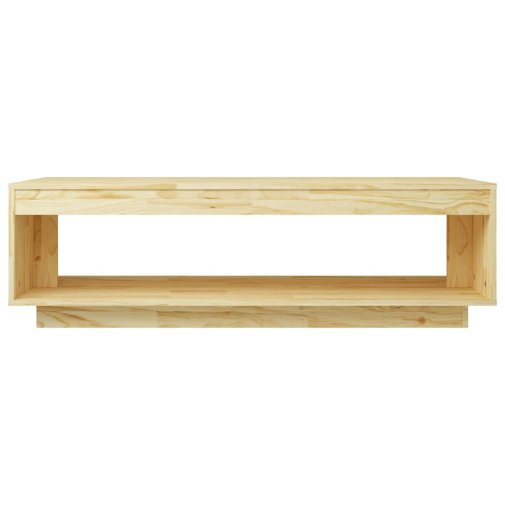 Table basse 110x50x33,5 cm en bois de pin massif