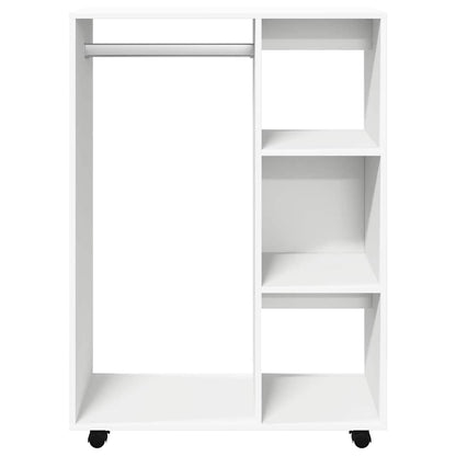 Kleiderschrank Weiß 80x40x110 cm Holzwerkstoff