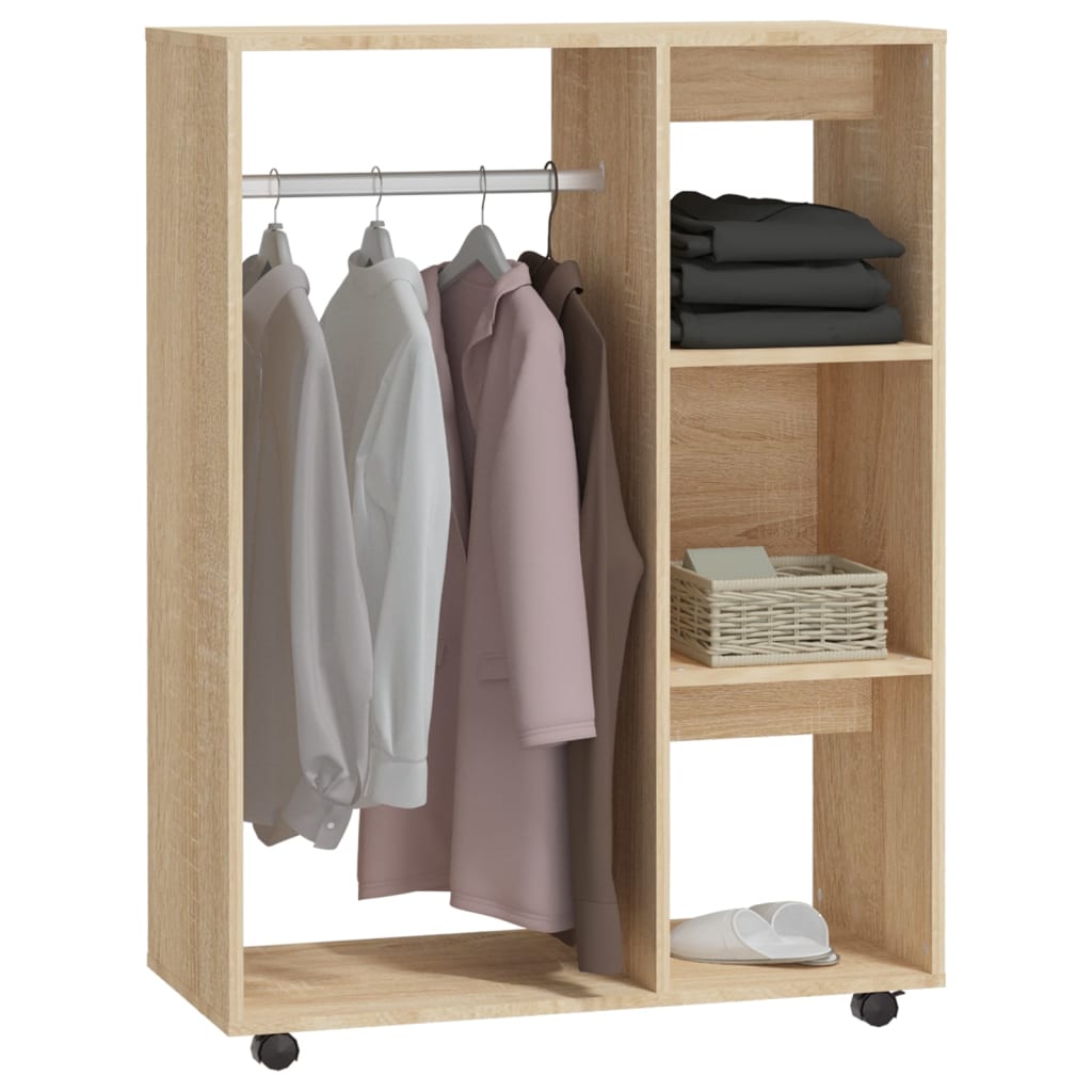 Kleiderschrank Sonoma-Eiche 80x40x110 cm Holzwerkstoff