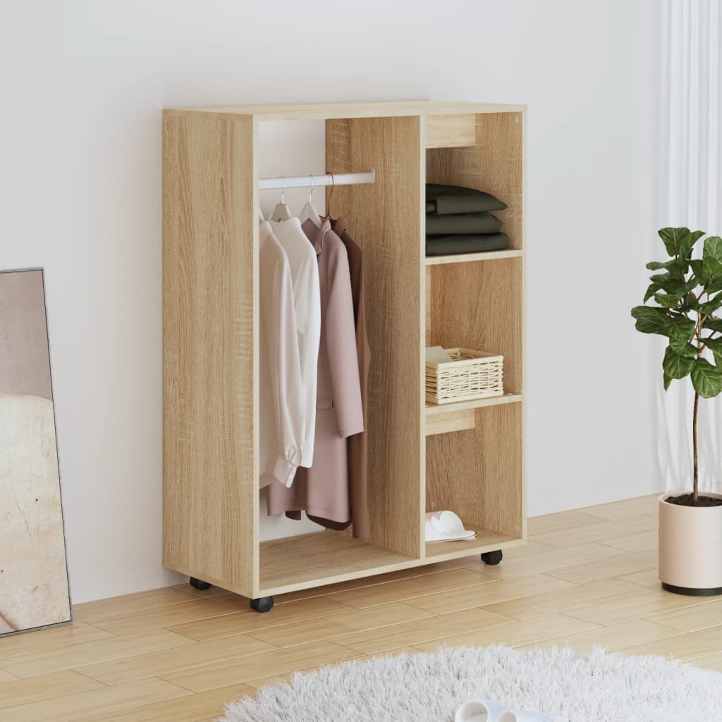 Kleiderschrank Sonoma-Eiche 80x40x110 cm Holzwerkstoff