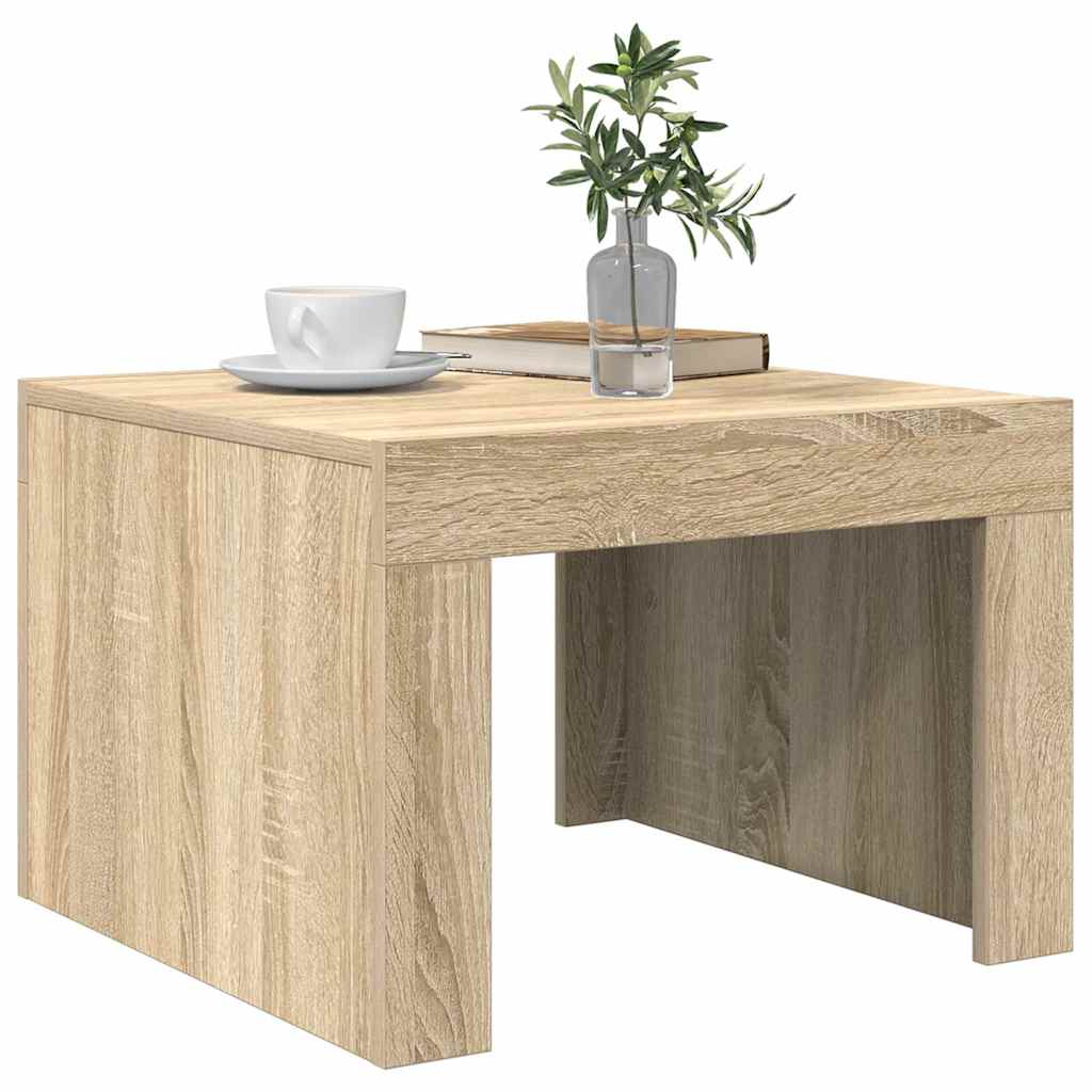 Couchtisch Sonoma-Eiche 50x50x35 cm Holzwerkstoff