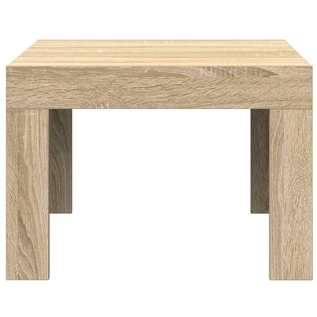 Couchtisch Sonoma-Eiche 50x50x35 cm Holzwerkstoff