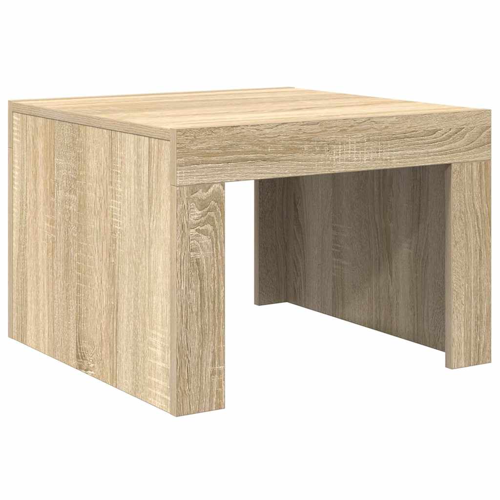 Couchtisch Sonoma-Eiche 50x50x35 cm Holzwerkstoff