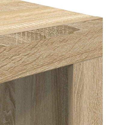 Couchtisch Sonoma-Eiche 50x50x35 cm Holzwerkstoff