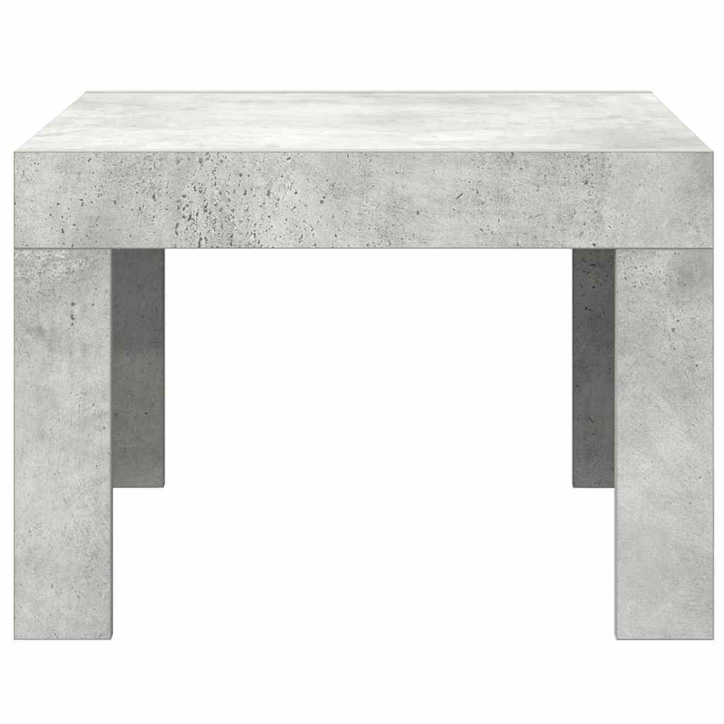 Couchtisch Betongrau 50x50x35 cm Holzwerkstoff